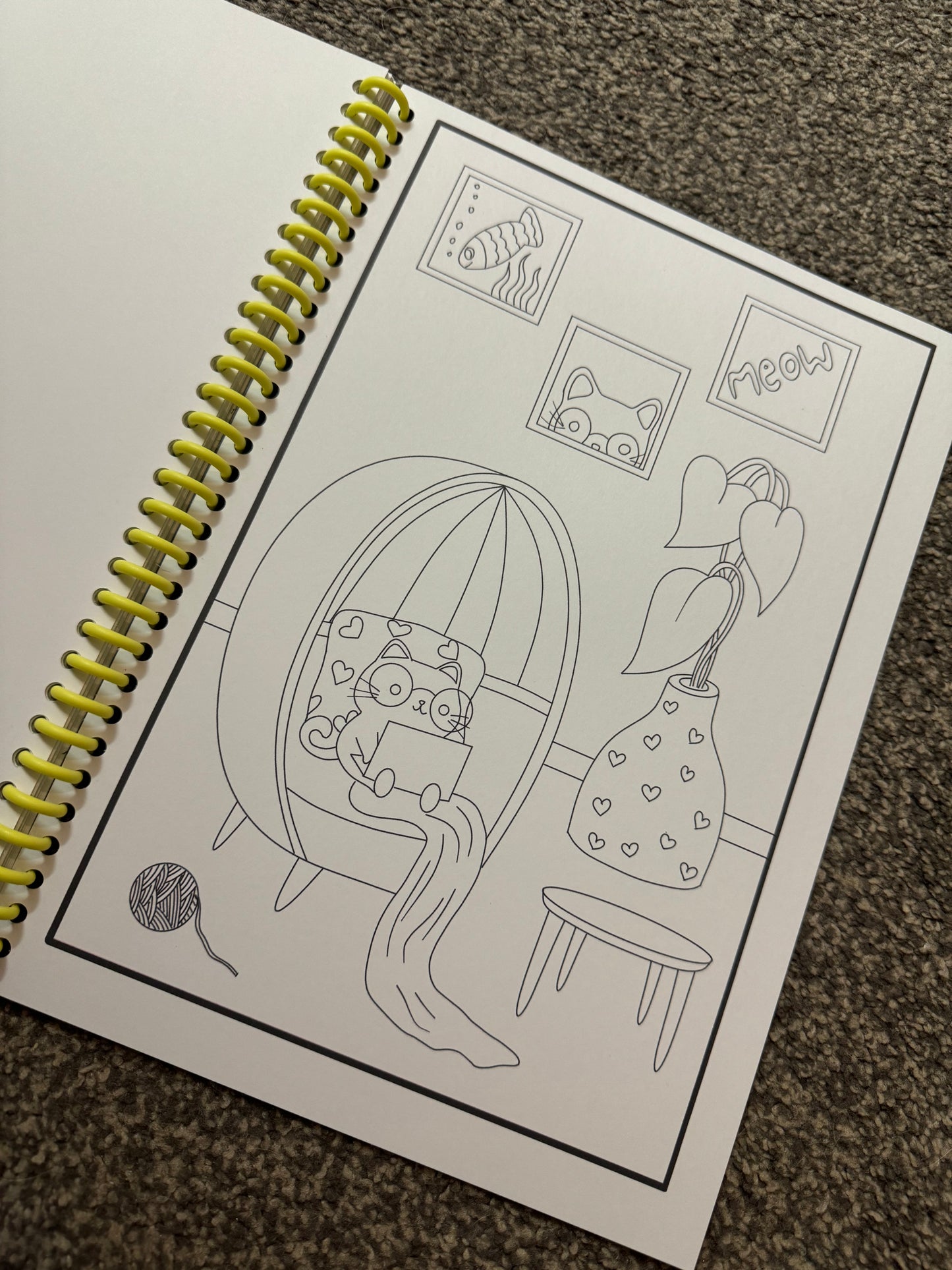 Colour me cosy cat