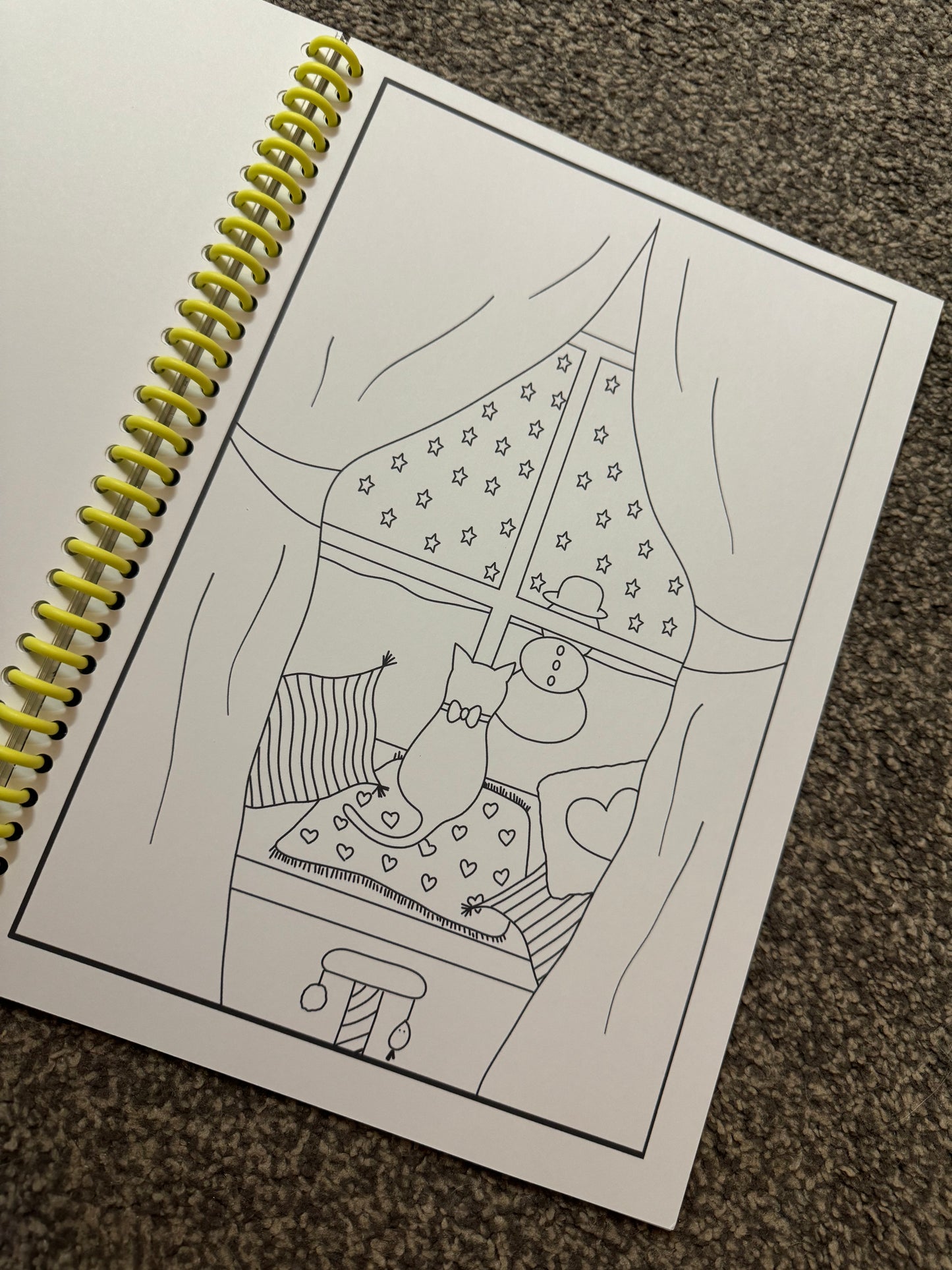 Colour me cosy cat