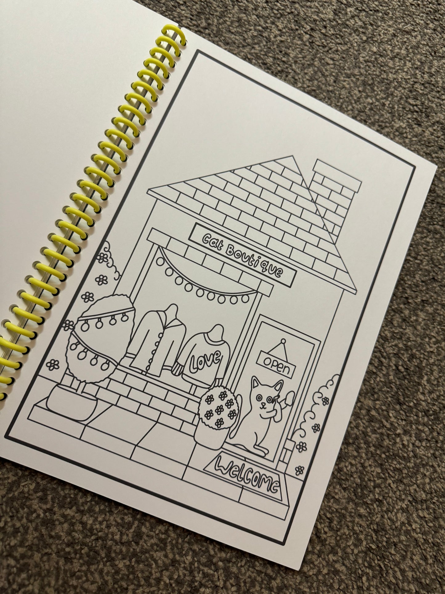 Colour me cosy cat